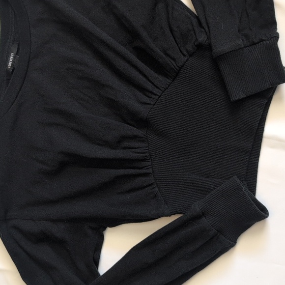 Forever 21 Black Long Sleeve Top - Picture 3 of 5